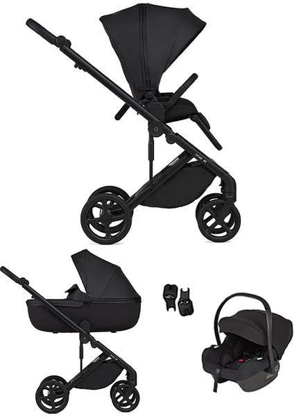 Eli - 3'ü 1 Arada Seyahat Sistem Bebek Arabası Seti - Midnight