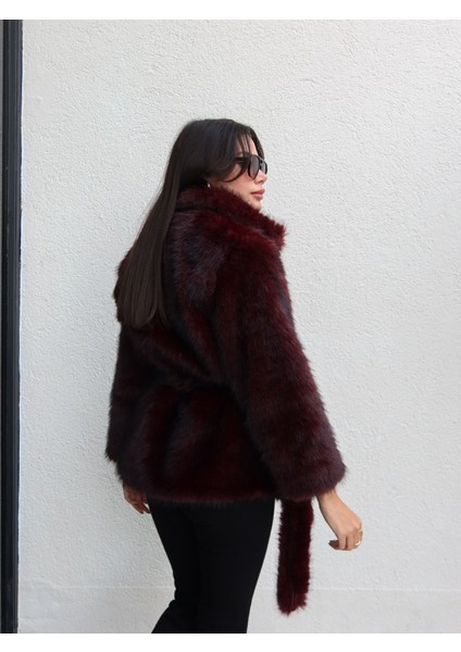 Kuşaklı Ithal Kürk Kaban fırsatları