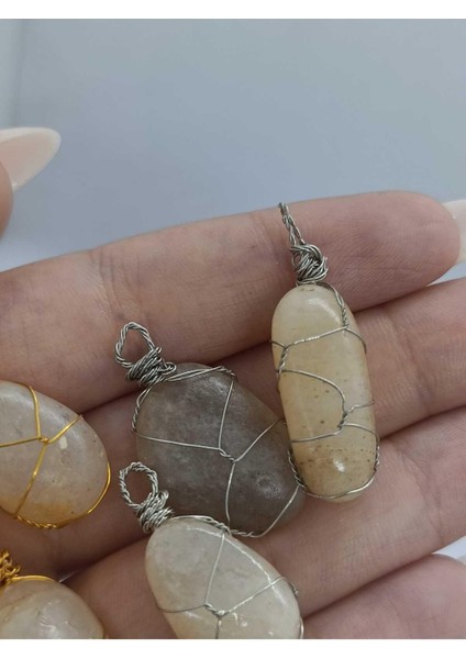 Ay Taşı Kolye Ucu Doğaltaş Kütle modelleri