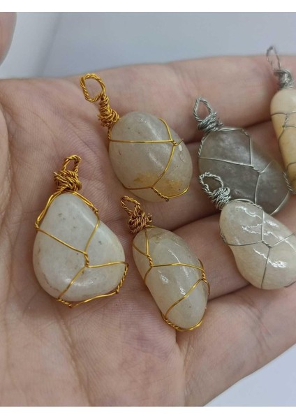 Ay Taşı Kolye Ucu Doğaltaş Kütle indirimleri