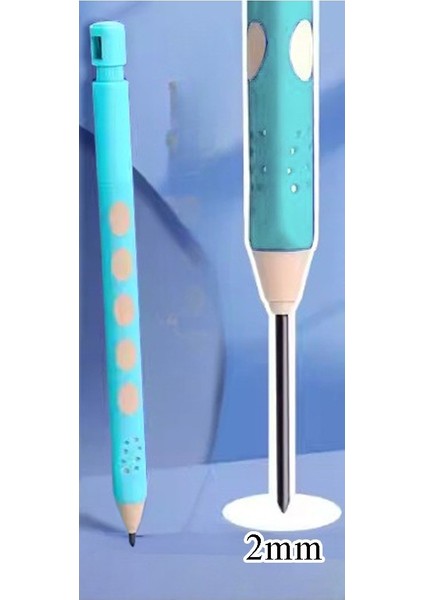 Kalın Uçlu Versatil Kalem 2.0 mm Açık Mavi 1 Adet ve 2.0 mm Kalın Uç Siyah 2 Adet Kalın Uçlu Mekanik Kalem modelleri
