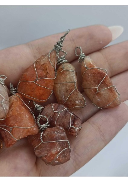 Güneş Taşı Kolye Ucu Doğaltaş fiyatları