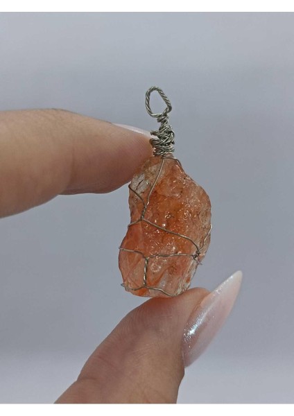 Güneş Taşı Kolye Ucu Doğaltaş indirimleri