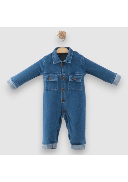 Erkek 6/12 Ay Cepli Kot Tulum