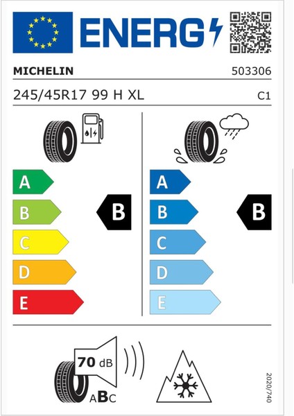 245/45 R17 99H Xl Pilot Alpin 5 Mo Oto Kış Lastiği (Üretim Yılı: 2025) fiyatları