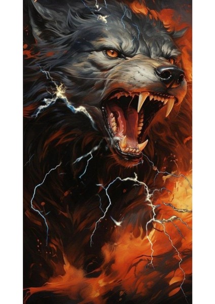 Kurt Kapı Direk Kaplama Folyosu Baskılı Sticker Sağ-Sol 2 Adet 22*50 cm