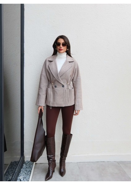 Balıksırtı Bel Ayarlanabilir Kısa Kaban fiyatları