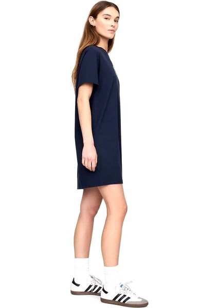 V-Frch Logo Tee Dress Kadın Elbıse modelleri