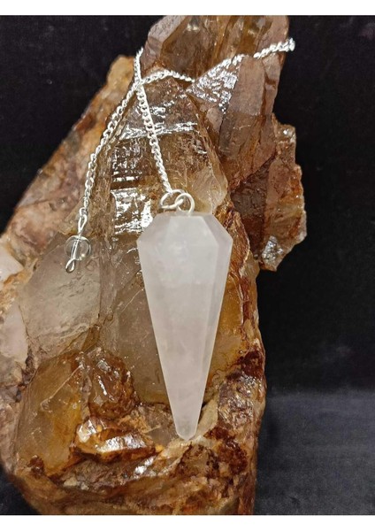 Kristal Kuvars Sarkaç Doğaltaş Ham Kütle