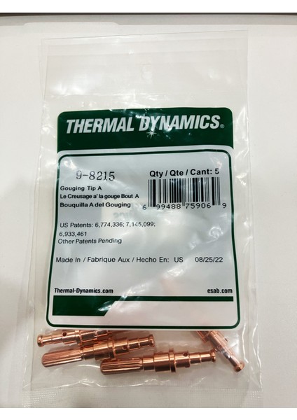 9-8215 Plazma Kesici Elektrod 1 Adet fiyatları