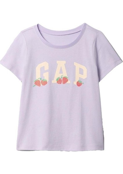 V-Logo Tee Kız Çocuk K.kol Tshırt