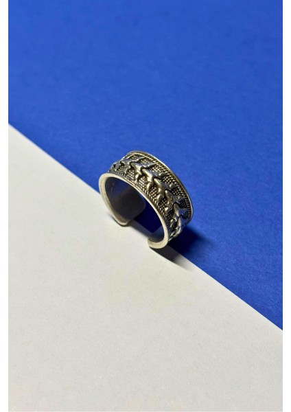 Özel Tasarım Maskülen Ayarlanabilir Erkek Yüzük