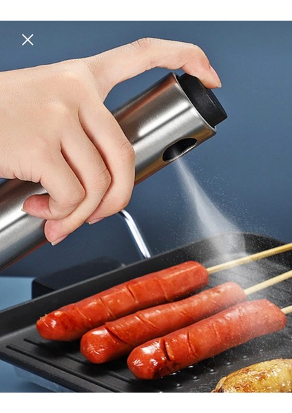 Paslanmaz Çelik Gövdeli Spray Yağlık - Zeytinyağ/sirke Püskürtücü modelleri