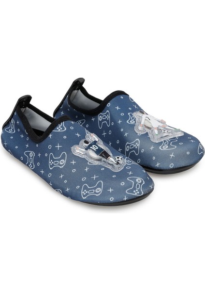 Işıklı Futbol Figürlü Kaymaz Tabanlı Esnek Hafif Dayanıklı Çocuk Havuz Plaj Deniz Ayakkabısı fırsatları