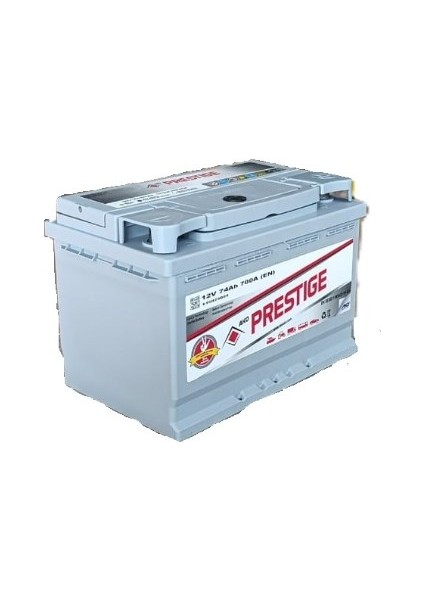 Ako Prestıge 12V 74AH 700A Standart Akü (3 Yıl Petlas Garanti) (Üretim TARIHI:2025)
