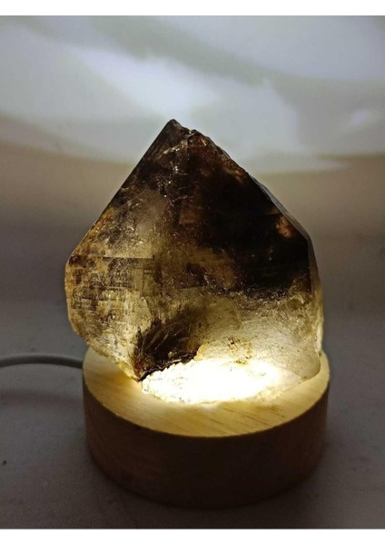 Dumanlı Kuvars Doğaltaş Radyasyonsavar Derin Uyku Lambası