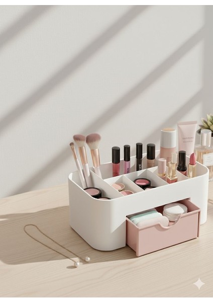 Çok Bölmeli Masaüstü Organizer – Çekmeceli