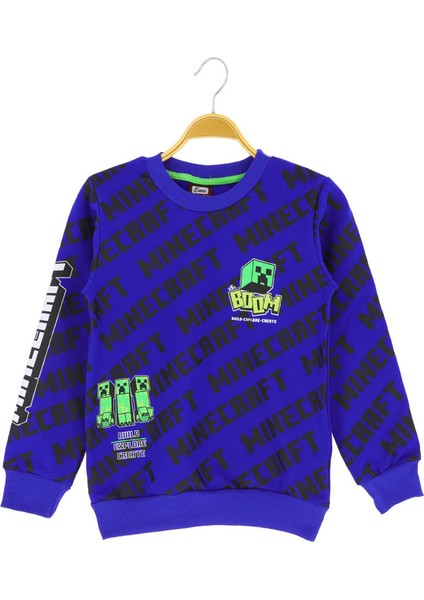 Erkek Çocuk Sweatshirt Minecraft Baskılı fiyatları