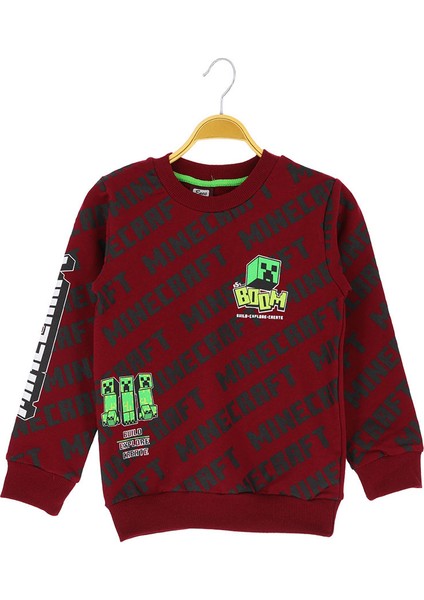 Erkek Çocuk Sweatshirt Minecraft Baskılı fiyatları