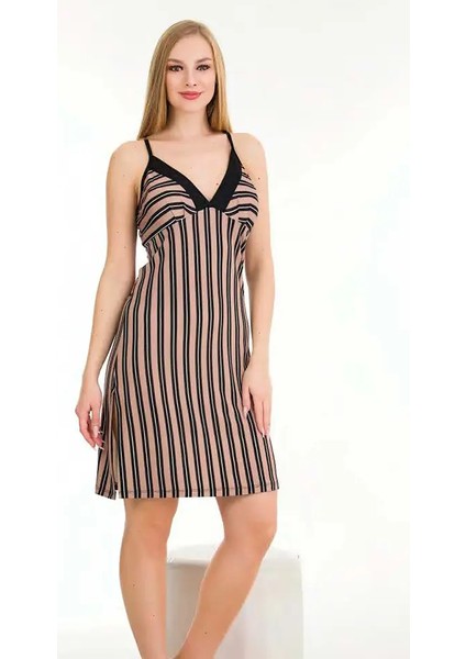 Lady Kahve Siyah Penye Gecelik fiyatları