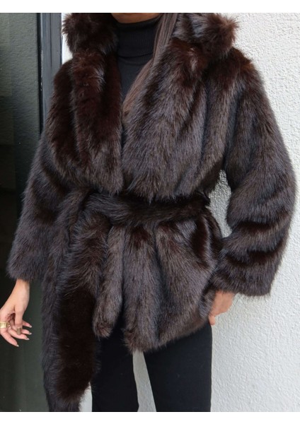 Kuşaklı Ithal Kürk Kaban modelleri