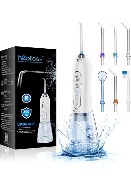 Şarjlı Kablosuz Ağız Duşu Diş Teli Temizleme (Resmi Distribütör Garantili)
