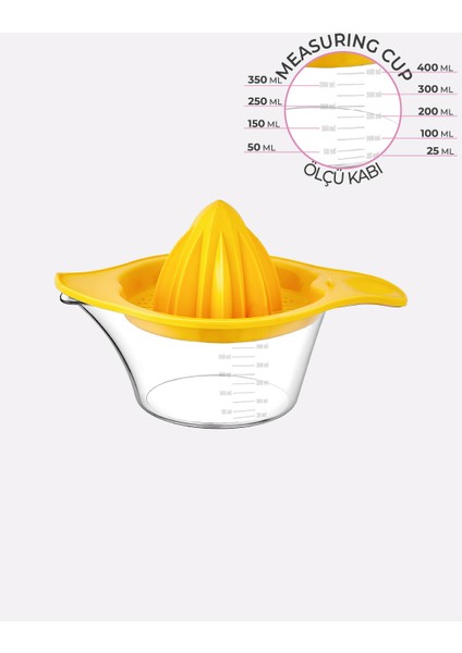 Limon ve Portakal Sıkacağı 0,40 Lt – Kapaklı / Şeffaf Ölçü Kabı indirimleri