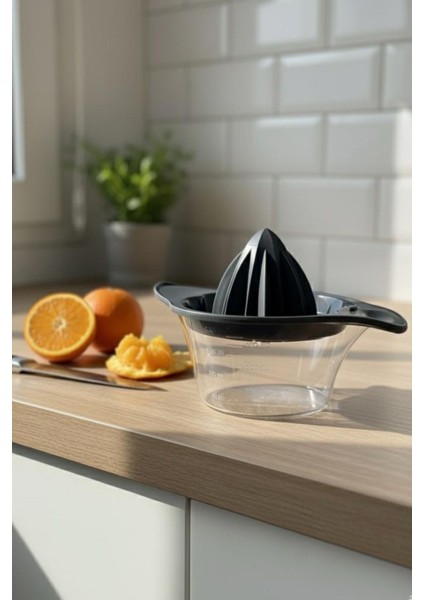 Limon ve Portakal Sıkacağı 0,40 Lt – Kapaklı / Şeffaf Ölçü Kabı