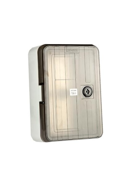 Çetsan Pano Polyester 32X42X18 Kilitli Saç Tabanlı Şeffaf Kapaklı