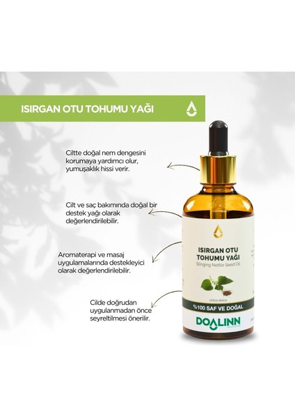 Isırgan Otu Tohumu Taşıycı Yağı 100 ml fiyatları