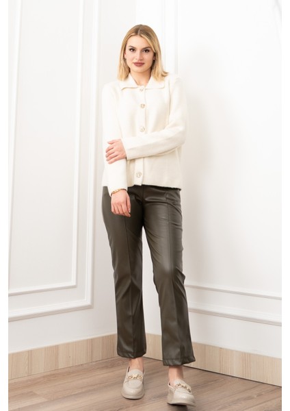 Süs Cep Kapaklı Yün Peluş Ceket Hırka 4560 fiyatları