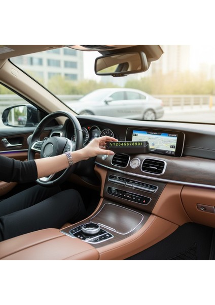 araba park numaratörü araç ıçi torpido üstü açılır kapanır neon telefon numarası bırakma fiyatları