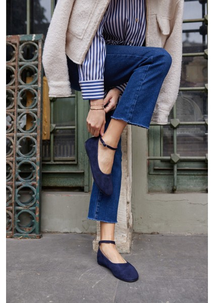 Silva Kadın Kahve Gercek Suet Atkı Detay Babet fırsatları