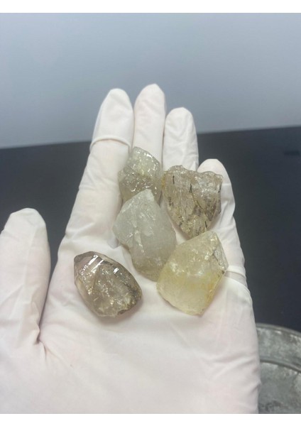 5'li Kristal Kuvars Doğaltaş Kütle