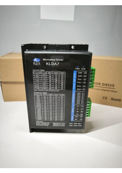 Klda7 2 Fazlı Step Motor Sürücüsü 20V-80VAC 2.4A-72.2A Tepe Akım 32BİT fırsatları