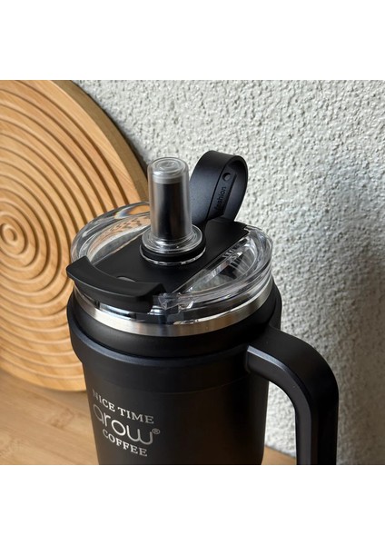 Kulplu Pipetli Termos Kupa Matara 1000ML modelleri