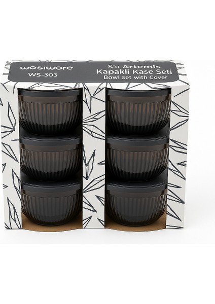 Artemis 6 ' Lı Kapaklı Kase Seti modelleri