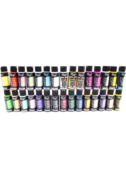 Mastermix Super Set Akrilik Boya Seti 30 Renk x 60 Ml. fiyatları