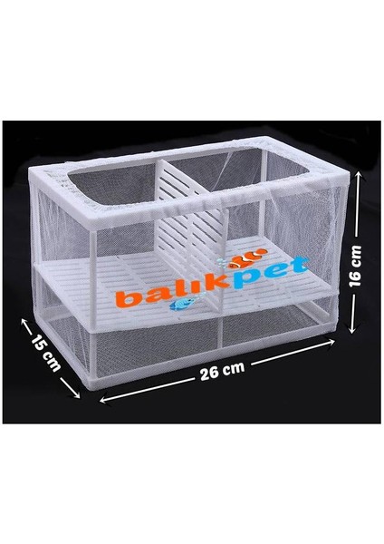 Çok Büyük Tül Akvaryum Balık Yavruluğu Yavruluk 26X15X15CM fiyatları