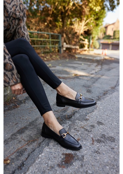 Rush Kadın Bordo Gercek Suet Toka Detay Loafer Ayakkabi
