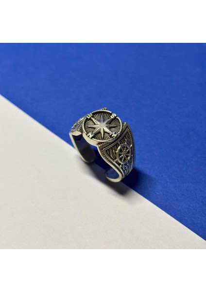 Özel Tasarım Maskülen Ayarlanabilir Erkek Yüzük