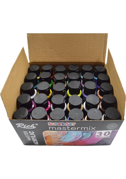 Mastermix Super Set Akrilik Boya Seti 30 Renk x 60 Ml. modelleri