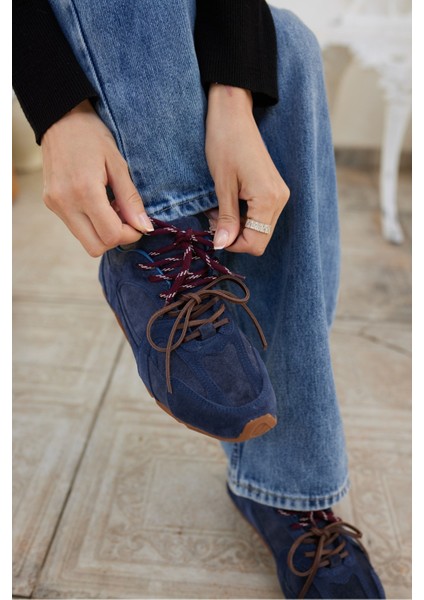 Garcia Kadın Lacivert Süet Sneakers fiyatları