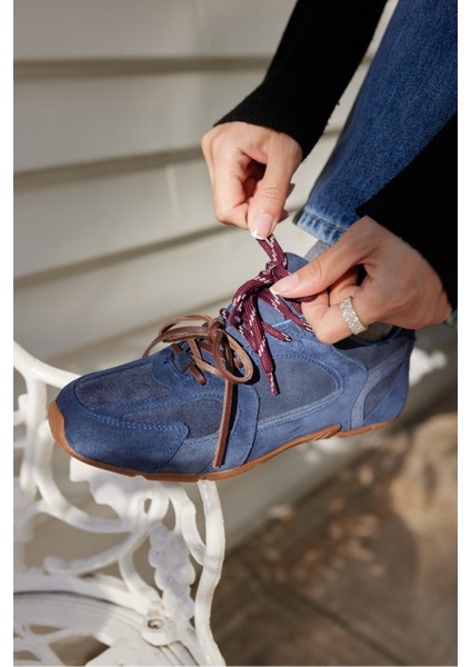 Garcia Kadın Lacivert Süet Sneakers indirimleri