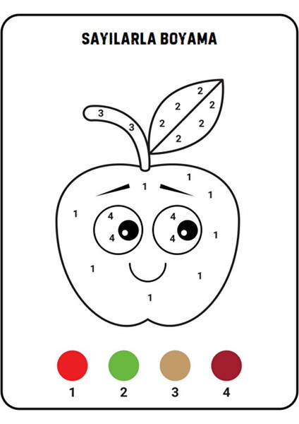 Okul Öncesi Sayılarla Boyama Kitabı (Spiralli 84 Boyama) fiyatları