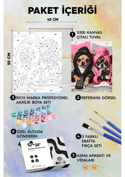 Keyif Sayılarla Boyama Seti fiyatları