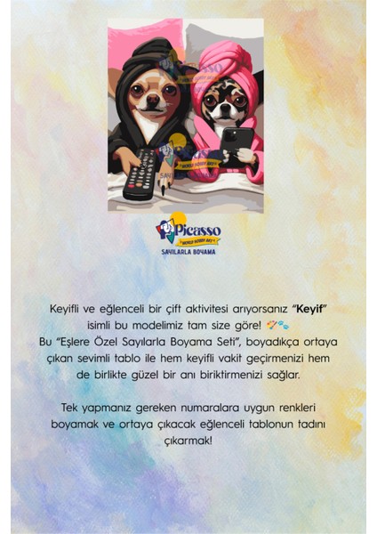 Keyif Sayılarla Boyama Seti modelleri