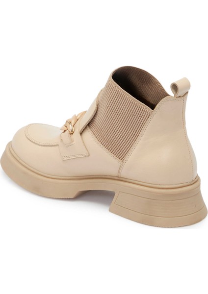 Bej Hakiki Deri Kadın Casual Bot - K24K1BT67504-A25 fiyatları