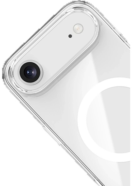 iPhone 17 Air Kılıf Pc Real Magsafe Kapak - ŞEFFAF-(5796) - M208R558-K88208 fiyatları