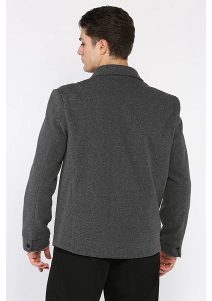 Çıtçıtlı Erkek Kaşe Kaban P-00018800 fırsatları